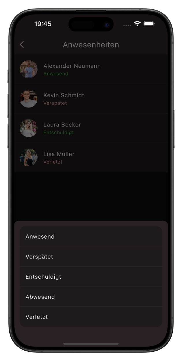 Screenshot der berschriebenen Funktion