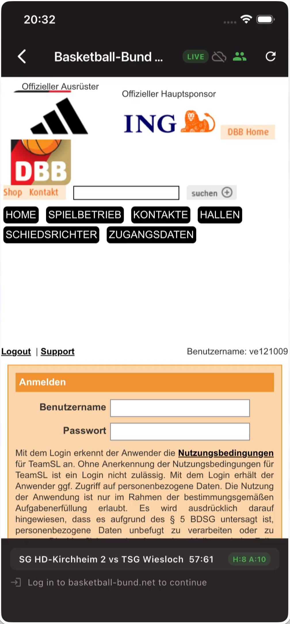 DBB-Upload Feature in den Einstellungen finden