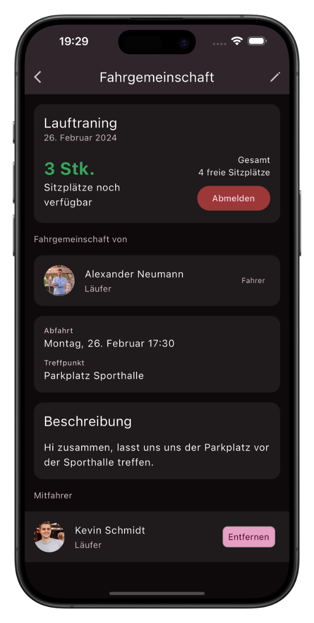 Screenshot der berschriebenen Funktion
