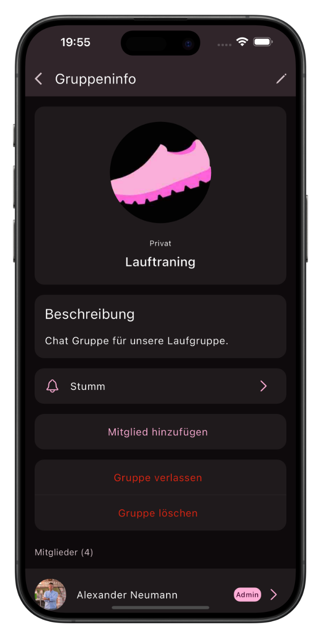 Screenshot der berschriebenen Funktion