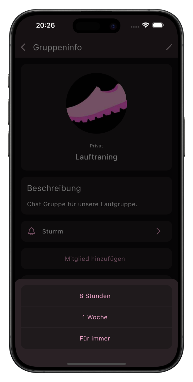 Screenshot der berschriebenen Funktion