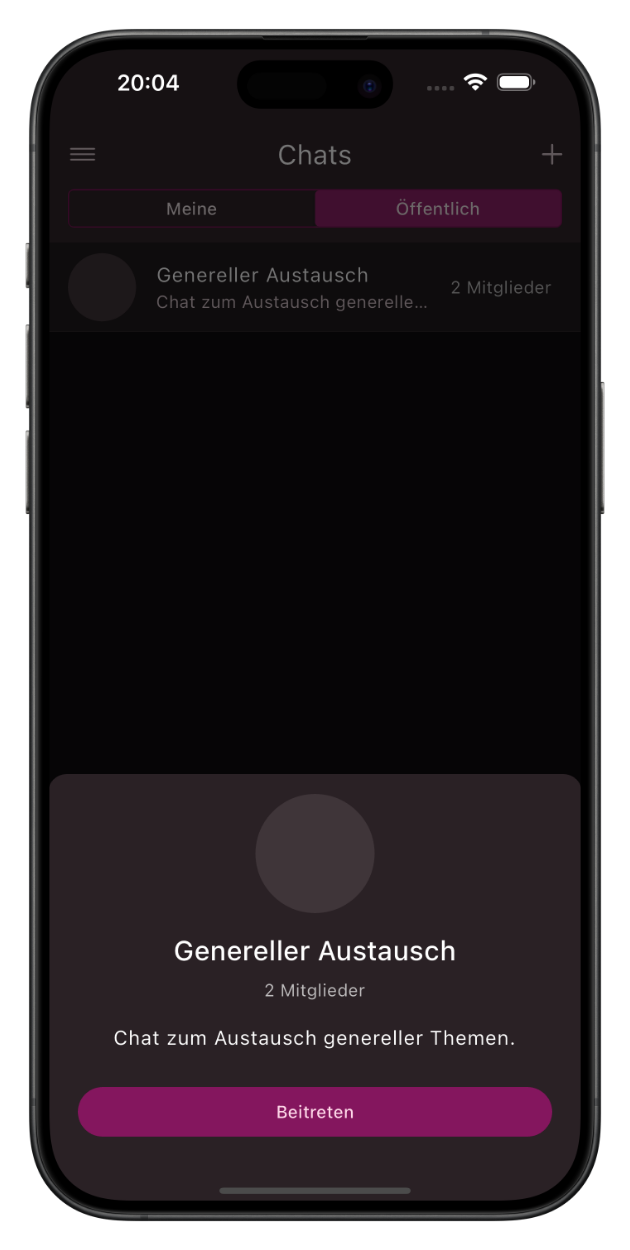 Screenshot der berschriebenen Funktion