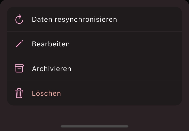 Einstellungen Taste