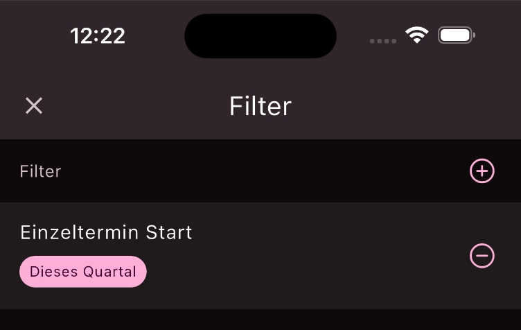 Filter auf dieses Quartal
